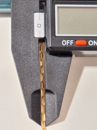 Cadena de eslabones en oro 18k macizo