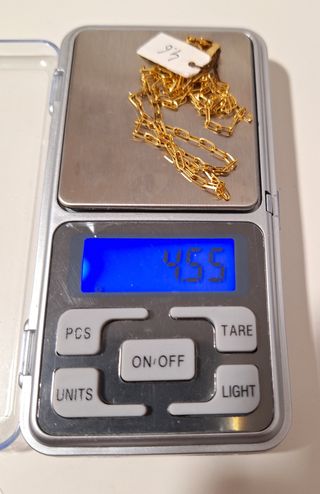 Cadena de eslabones en oro 18k macizo