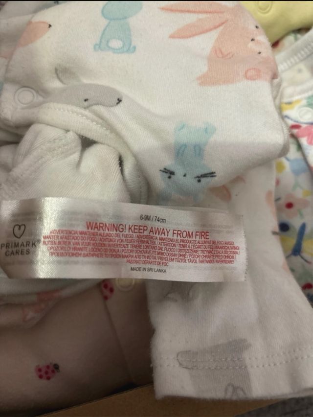Conjuntos de 3 pijamas bebe talla 6-9