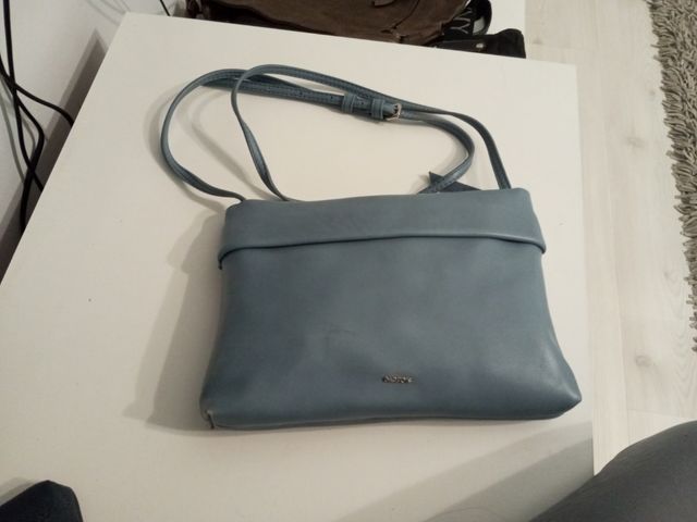 borsa IN PELLE BLU
