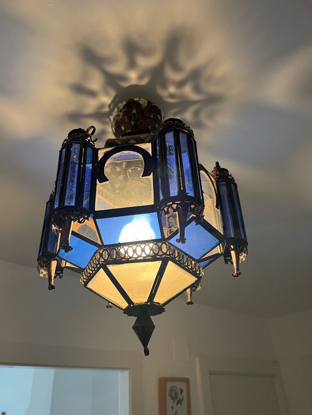 Lámpara vintage árabe