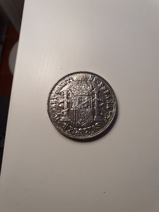 Réplica moneda de 5 pesetas de 1892