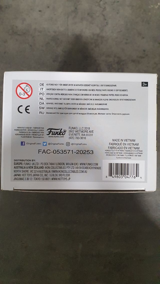 Caja Funko Pop