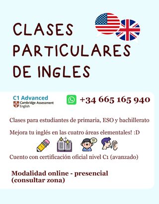 Clases particulares de Inglés