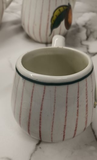 JUEGO DE JARRA Y VASOS SANGRÍA DE DECORACIÓN