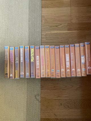 coleccion de peliculas VHS 17 titulos