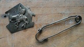 Antiguo broche de Don Quijote