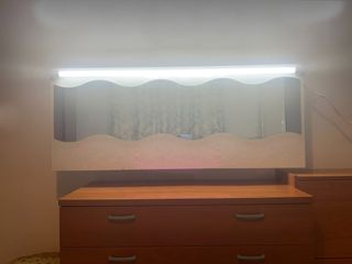 Espejo rectangular con luces led para colgar