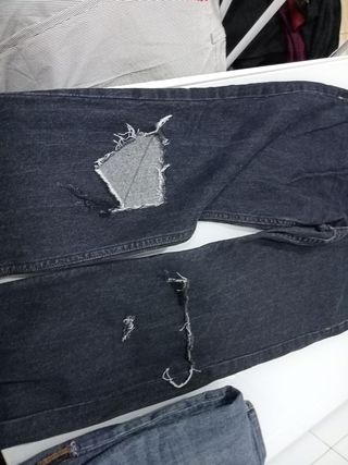 Pantalón vaquero chico 14+ azul oscuro