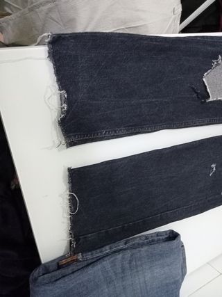 Pantalón vaquero chico 14+ azul oscuro