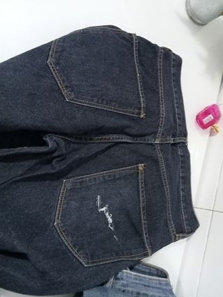 Pantalón vaquero chico 14+ azul oscuro