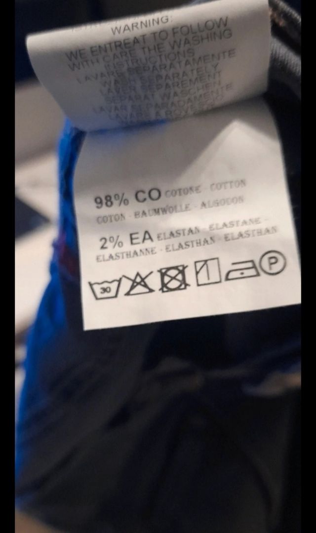 Jeans Carrera uomo Slim Taglia 50