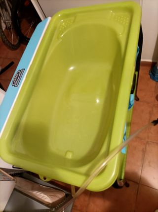 Bañera y cambiador bebe
