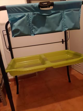 Bañera y cambiador bebe