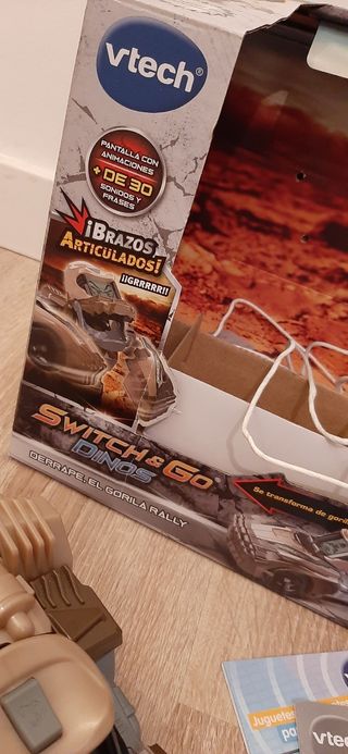 Switch&go dinos gorila /coche rally Vtech nuevo