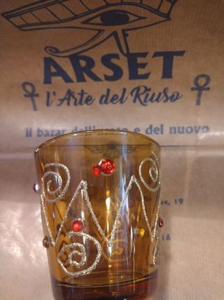 Bicchiere decorato