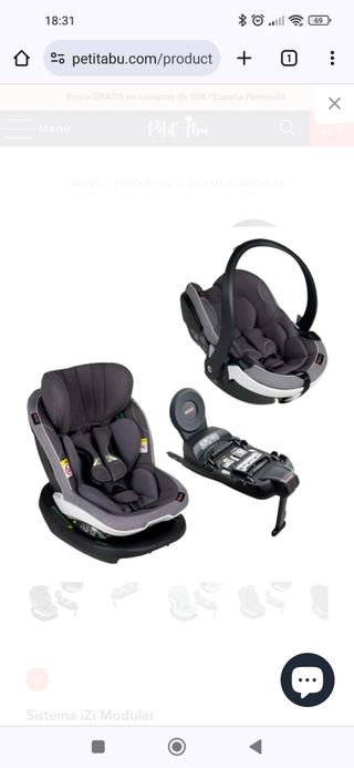 Silla besafe sistema Izi