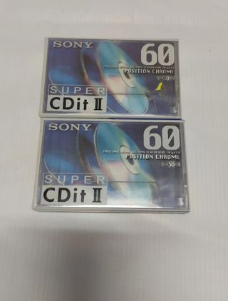 Due audiocassette Sony 60 Min.