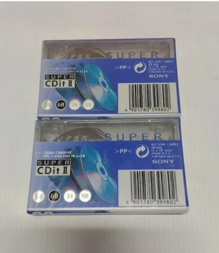 Due audiocassette Sony 60 Min.