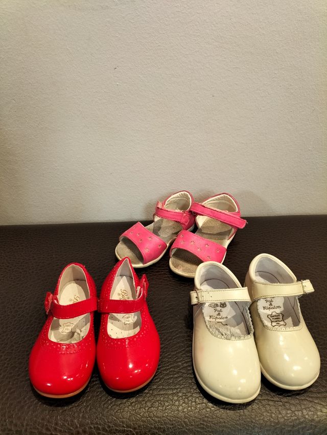 LOTE ZAPATOS NIÑA 22