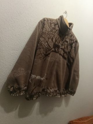 Sudadera Polar Lobos Retro Vintage 90s.