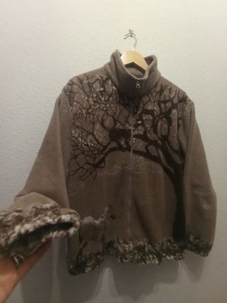 Sudadera Polar Lobos Retro Vintage 90s.