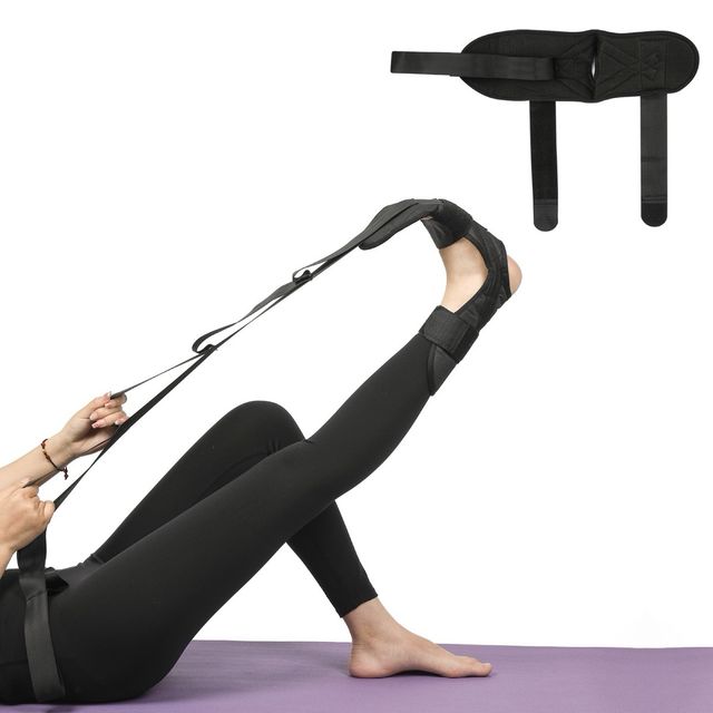 correa estiramiento fascitis plantar yoga runner