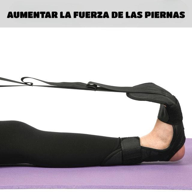 correa estiramiento fascitis plantar yoga runner