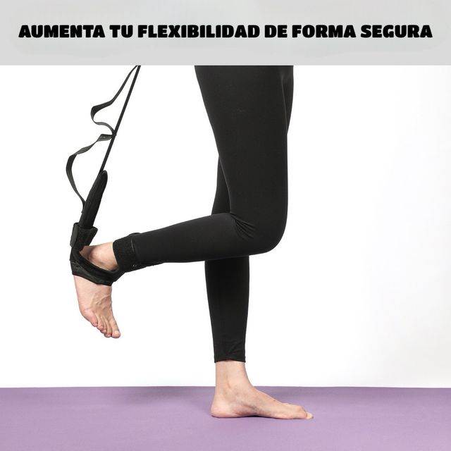 correa estiramiento fascitis plantar yoga runner