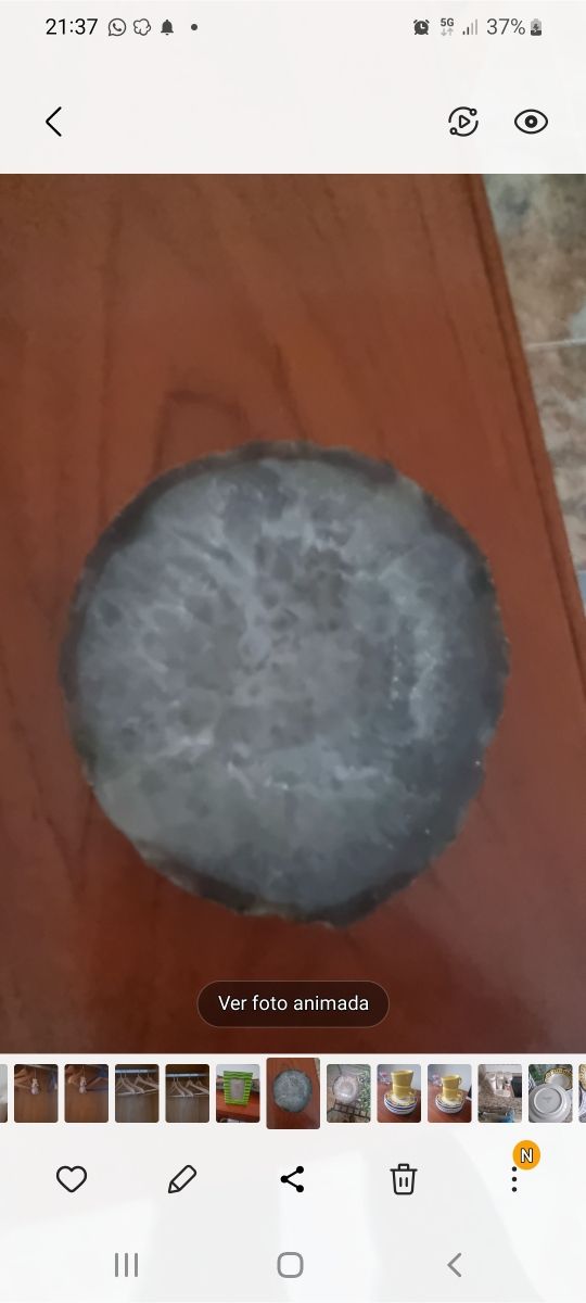 Cenicero/ Escultura de coconut