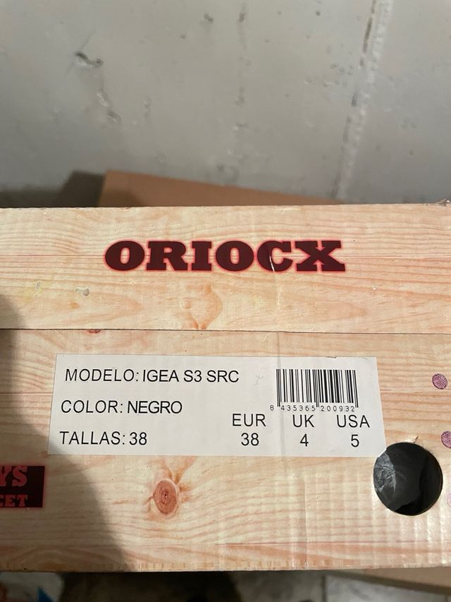 Calzado de seguridad T-38