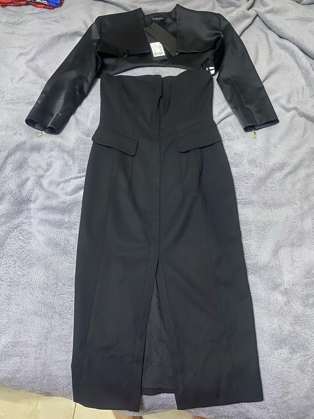 Abito nero da donna Mangano taglia 44