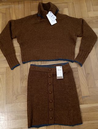 Mini Falda de lana talla M de Milano nuevo 