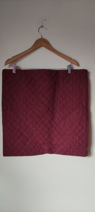 3 almofadas bordeaux 50 cm por 50 cm