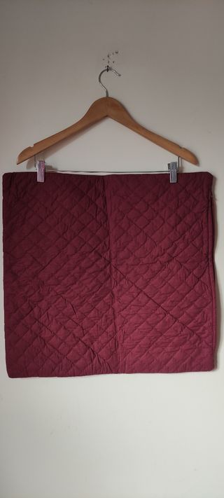 3 almofadas bordeaux 50 cm por 50 cm