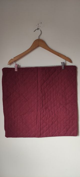 3 almofadas bordeaux 50 cm por 50 cm