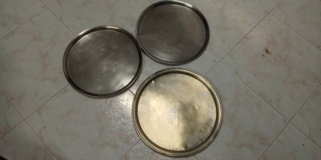 Bandejas camarero metálica