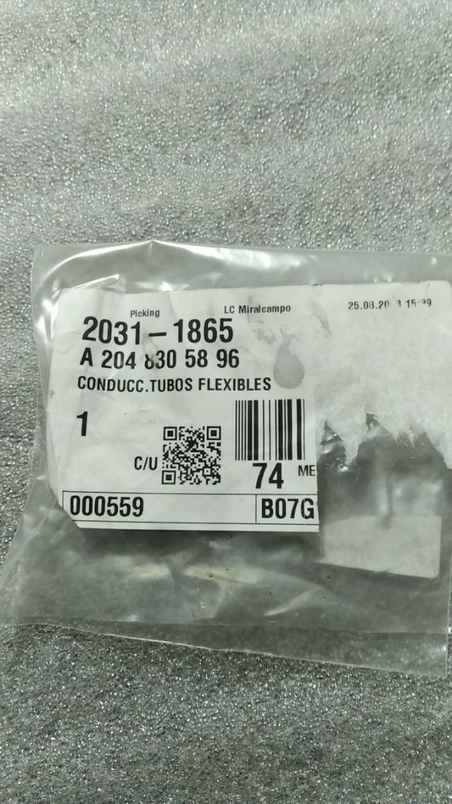 Tubería Refrigeración Motor Mercedes C 220 CDI 204