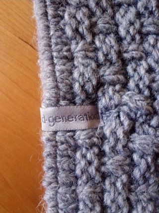 Gorro de lana gris D-Generation
