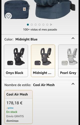 Mochila porteoErgobaby Omni 360 air cool fresh