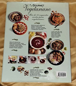 EL GOURMET VEGETARIANO, LIBRO COCINA + 85 RECETAS