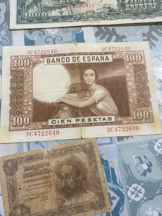 billetes pesetas