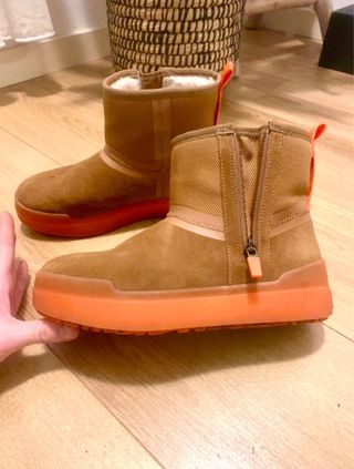 UGG plataforma naranja 38