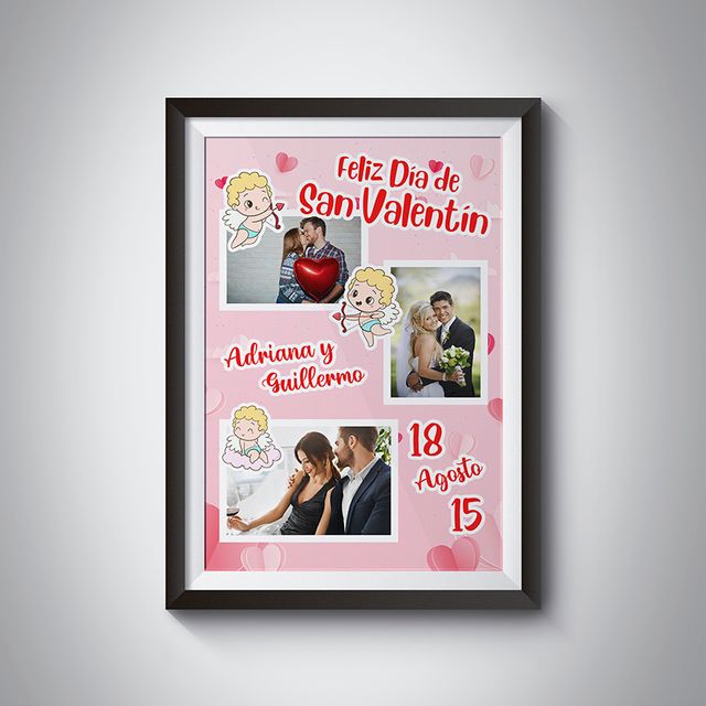 Cuadro personalizado San Valentin