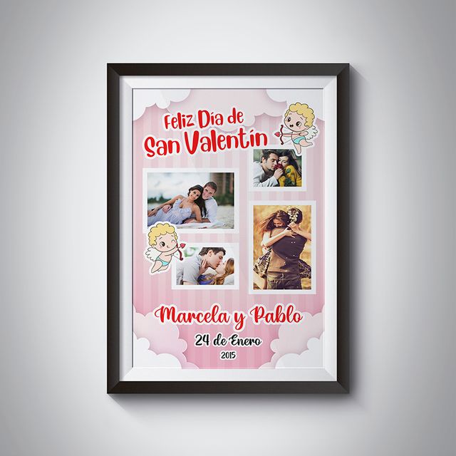 Cuadro personalizado San Valentin