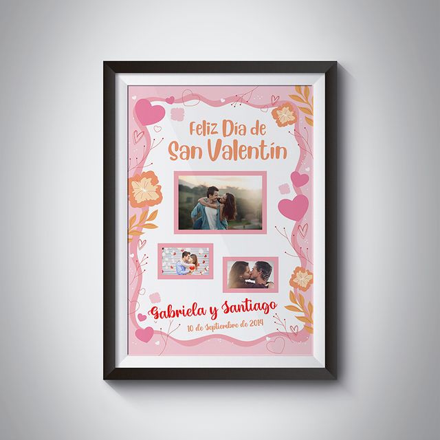 Cuadro personalizado San Valentin