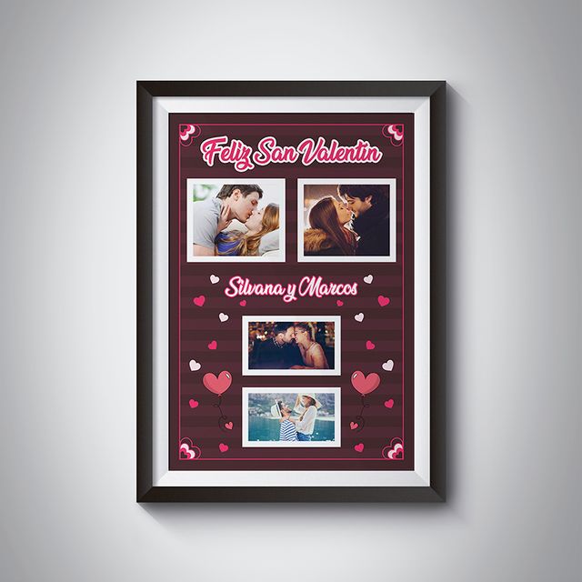 Cuadro personalizado San Valentin