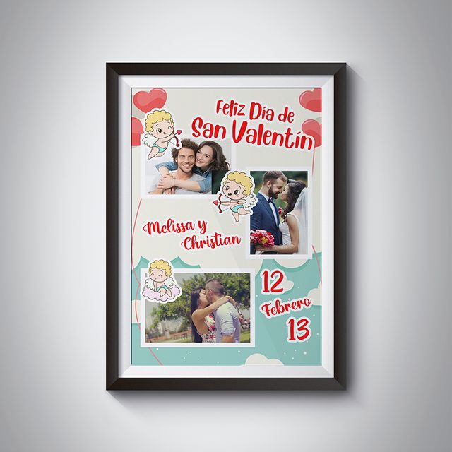 Cuadro personalizado San Valentin