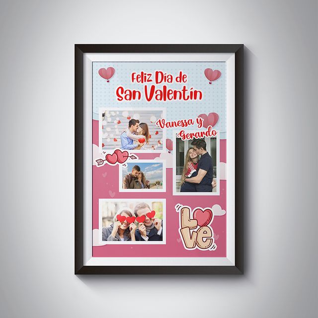 Cuadro personalizado San Valentin