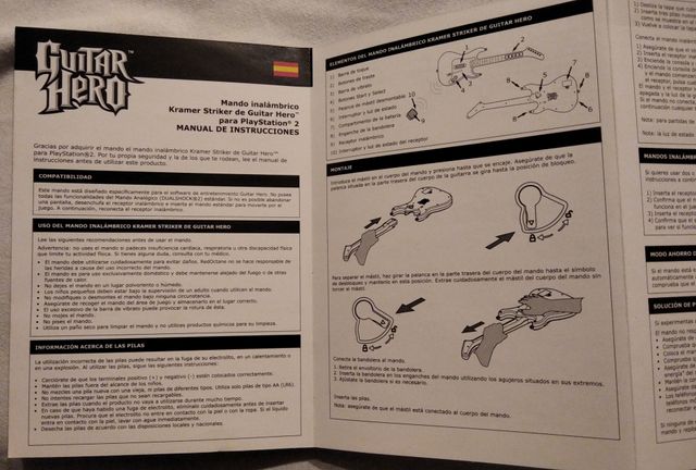 Guitarra Guitar Hero Play Station